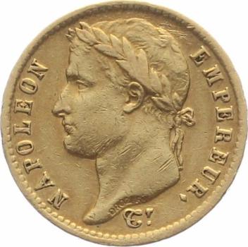 Frankreich 20 Francs 1810 A - Napoleon Empereur